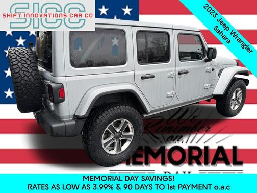 Silver Zynith Clearcoat 2023 Jeep Wrangler 4-Door Sahara