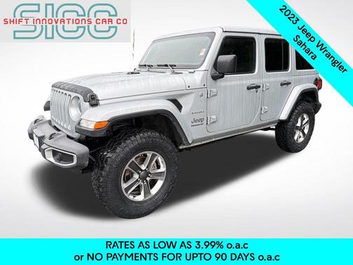 Silver Zynith Clearcoat 2023 Jeep Wrangler 4-Door Sahara
