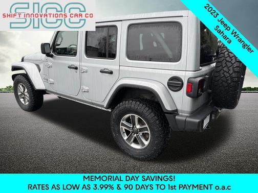 Silver Zynith Clearcoat 2023 Jeep Wrangler 4-Door Sahara