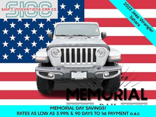Silver Zynith Clearcoat 2023 Jeep Wrangler 4-Door Sahara