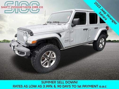 Silver Zynith Clearcoat 2023 Jeep Wrangler 4-Door Sahara