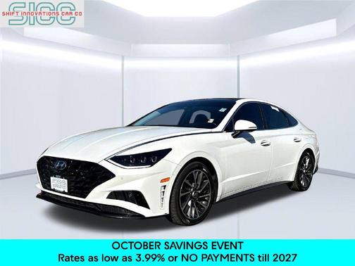 Quartz White 2020 Hyundai SONATA Limited