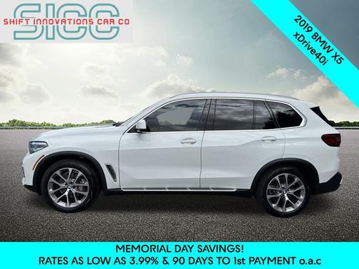 Alpine White 2019 BMW X5 xDrive40i