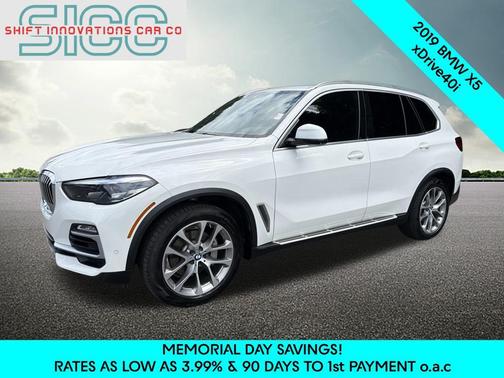 Alpine White 2019 BMW X5 xDrive40i
