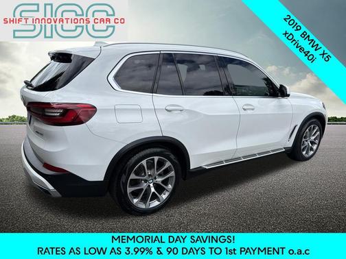 Alpine White 2019 BMW X5 xDrive40i