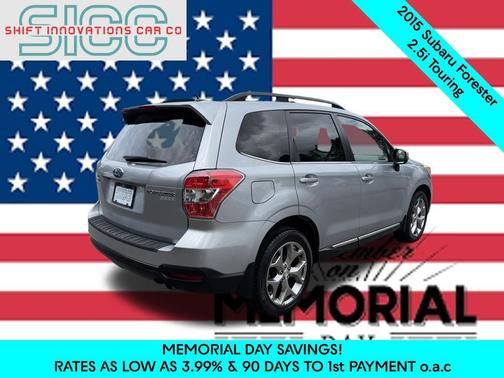 Ice Silver Metallic 2015 Subaru Forester 2.5i Touring