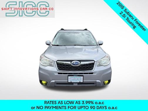 Ice Silver Metallic 2015 Subaru Forester 2.5i Touring
