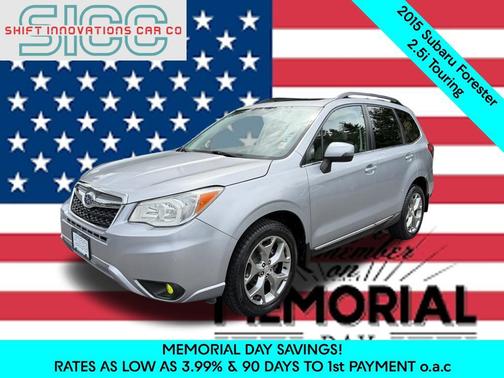 Ice Silver Metallic 2015 Subaru Forester 2.5i Touring