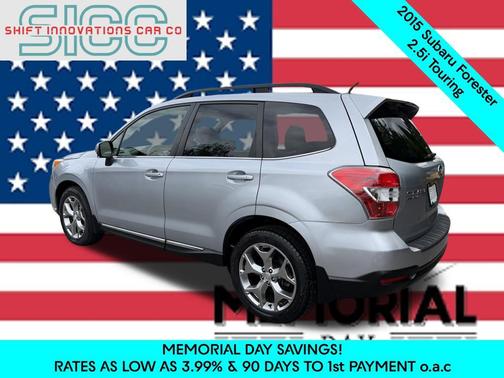 Ice Silver Metallic 2015 Subaru Forester 2.5i Touring