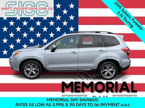 Ice Silver Metallic 2015 Subaru Forester 2.5i Touring