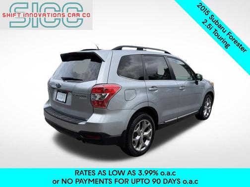 Ice Silver Metallic 2015 Subaru Forester 2.5i Touring
