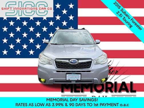 Ice Silver Metallic 2015 Subaru Forester 2.5i Touring