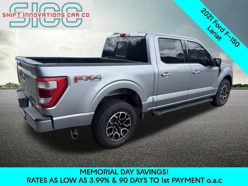 Iconic Silver Metallic 2021 Ford F-150 Lariat