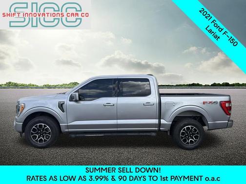 Iconic Silver Metallic 2021 Ford F-150 Lariat