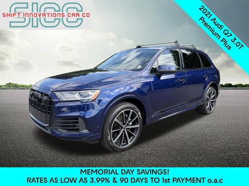 Navarra Blue Metallic 2021 Audi Q7 55 Premium Plus