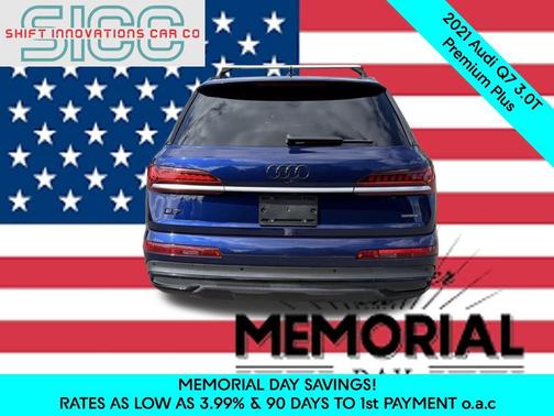 Navarra Blue Metallic 2021 Audi Q7 55 Premium Plus
