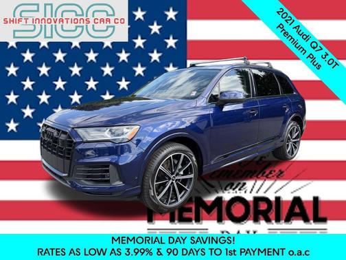 Navarra Blue Metallic 2021 Audi Q7 55 Premium Plus