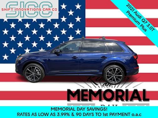 Navarra Blue Metallic 2021 Audi Q7 55 Premium Plus