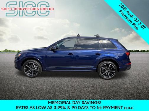 Navarra Blue Metallic 2021 Audi Q7 55 Premium Plus