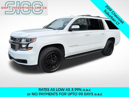 Summit White 2019 Chevrolet Suburban LT