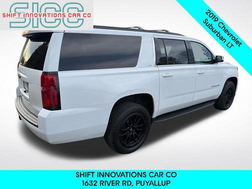 Summit White 2019 Chevrolet Suburban LT