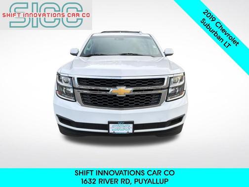 Summit White 2019 Chevrolet Suburban LT