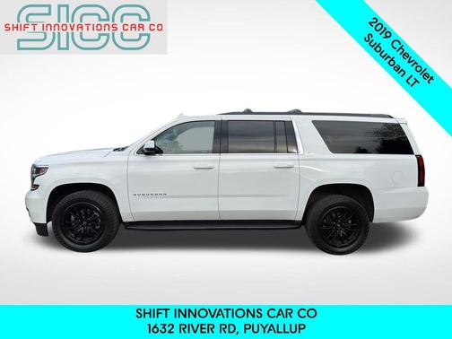 Summit White 2019 Chevrolet Suburban LT