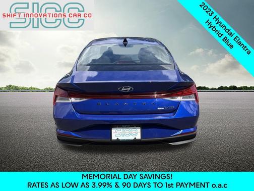 Intense Blue 2023 Hyundai ELANTRA HEV Blue