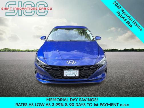 Intense Blue 2023 Hyundai ELANTRA HEV Blue