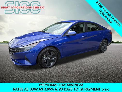 Intense Blue 2023 Hyundai ELANTRA HEV Blue