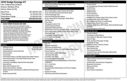 2020 Dodge Durango GT