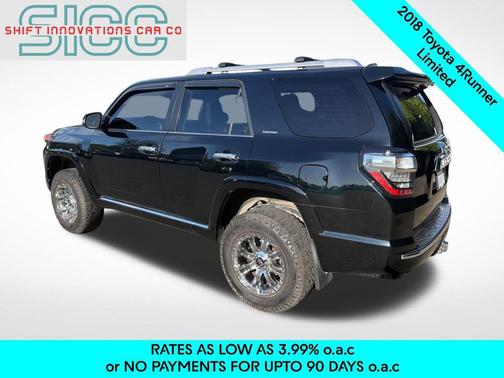 Midnight Black Metallic 2018 Toyota 4Runner Limited
