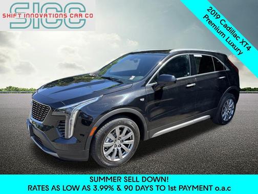 Stellar Black Metallic 2019 Cadillac XT4 Premium Luxury