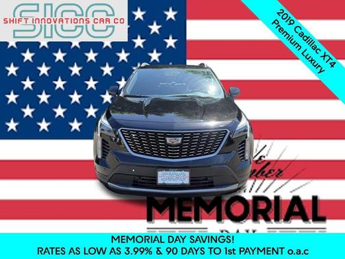 Stellar Black Metallic 2019 Cadillac XT4 Premium Luxury