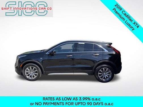 Stellar Black Metallic 2019 Cadillac XT4 Premium Luxury