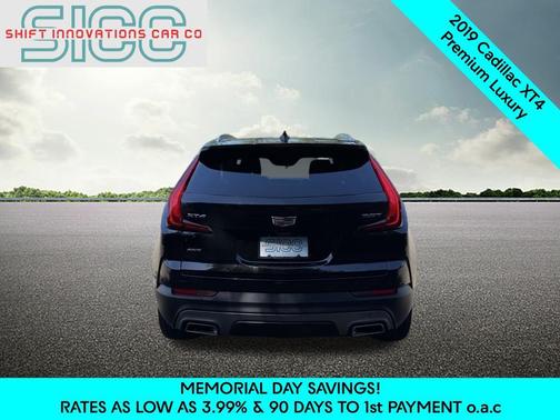 Stellar Black Metallic 2019 Cadillac XT4 Premium Luxury