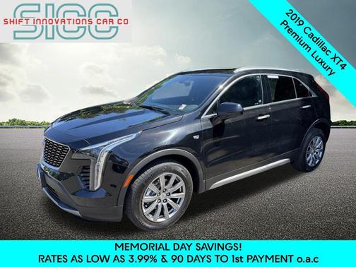 Stellar Black Metallic 2019 Cadillac XT4 Premium Luxury