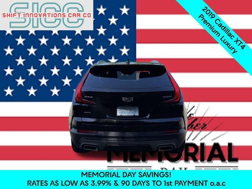 Stellar Black Metallic 2019 Cadillac XT4 Premium Luxury