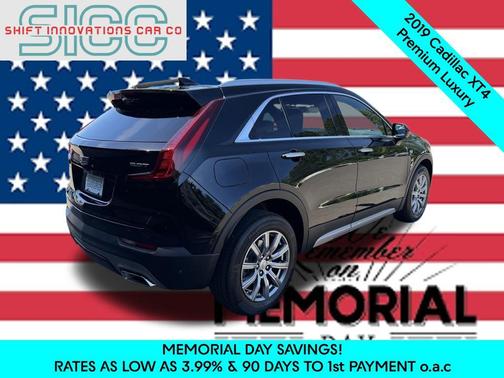 Stellar Black Metallic 2019 Cadillac XT4 Premium Luxury