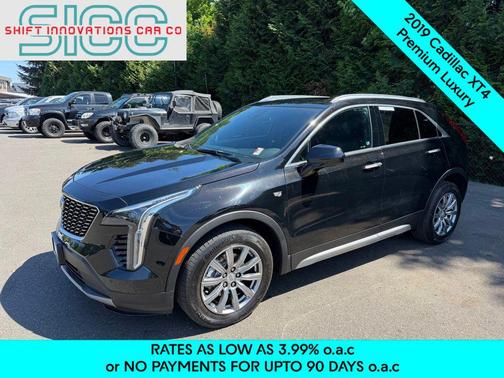 Stellar Black Metallic 2019 Cadillac XT4 Premium Luxury