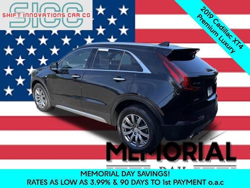 Stellar Black Metallic 2019 Cadillac XT4 Premium Luxury