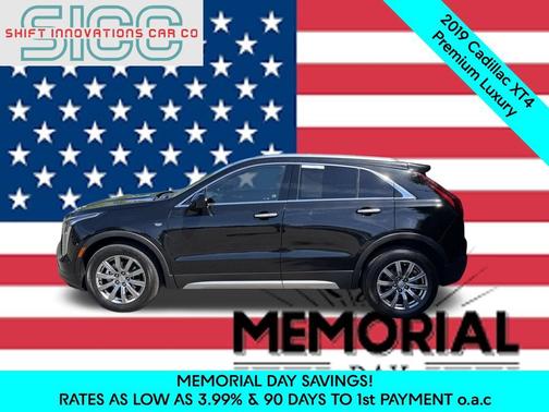 Stellar Black Metallic 2019 Cadillac XT4 Premium Luxury