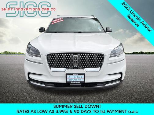 White Metallic 2022 Lincoln Aviator Reserve AWD