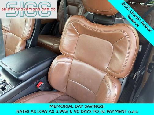White Metallic 2022 Lincoln Aviator Reserve AWD