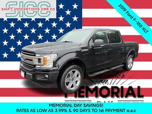 Agate Black Metallic 2019 Ford F-150 XLT