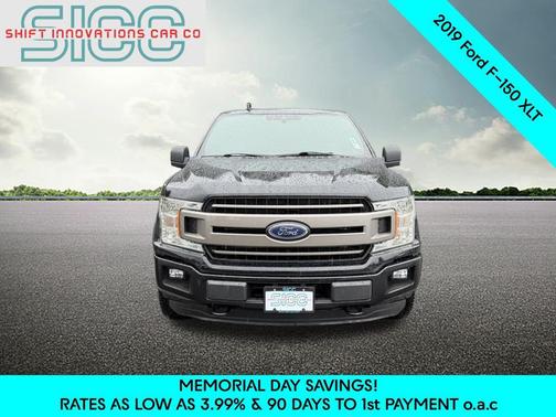Agate Black Metallic 2019 Ford F-150 XLT