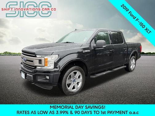 Agate Black Metallic 2019 Ford F-150 XLT