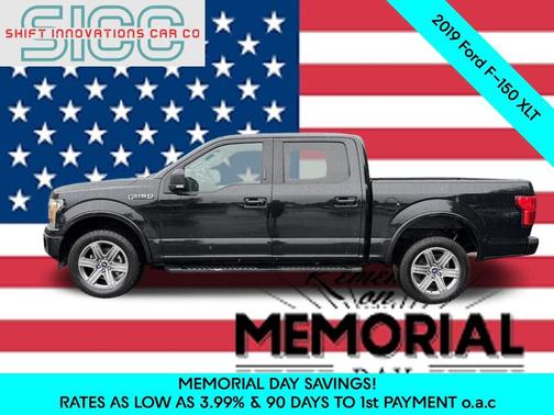 Agate Black Metallic 2019 Ford F-150 XLT