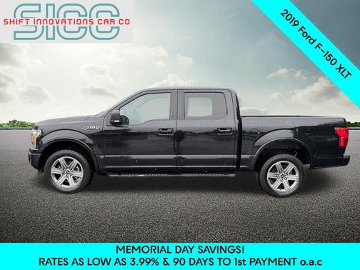 Agate Black Metallic 2019 Ford F-150 XLT