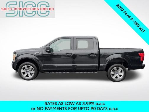 Agate Black Metallic 2019 Ford F-150 XLT